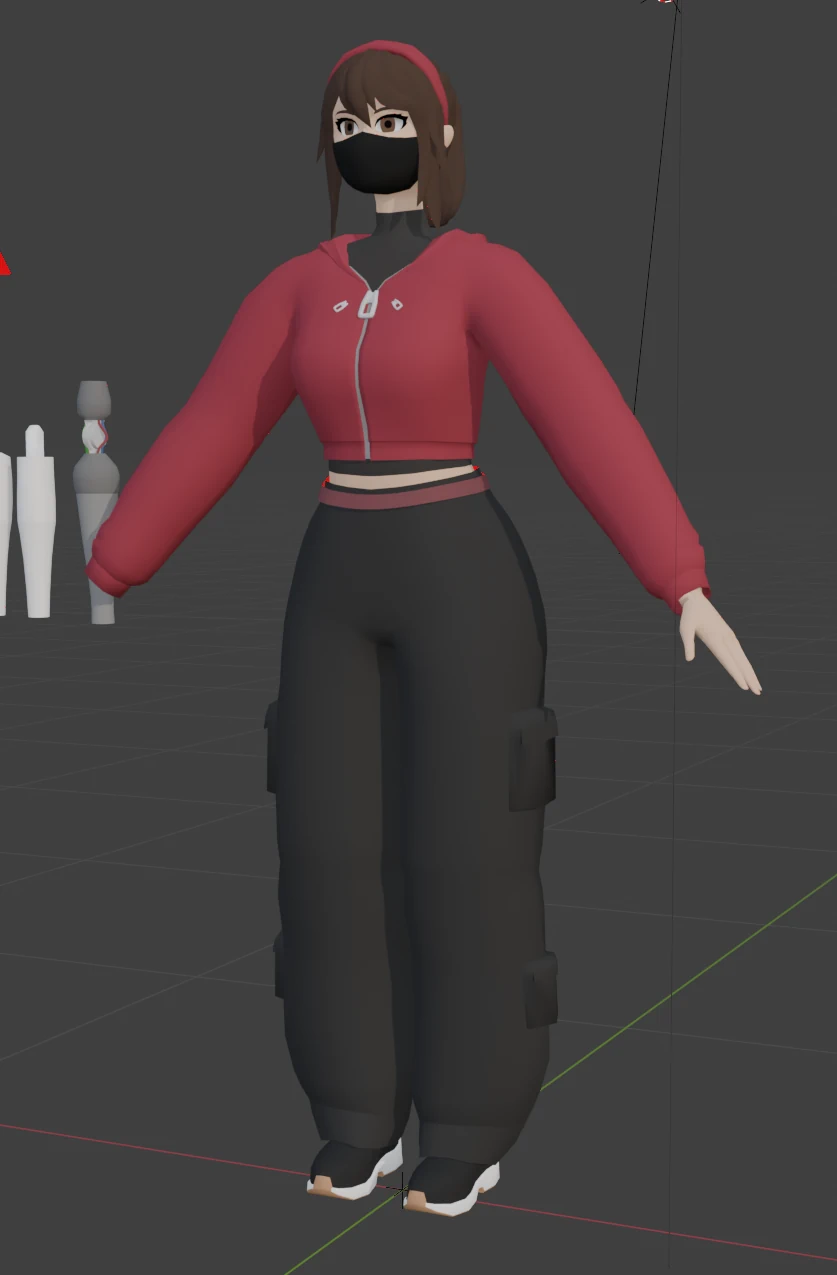 A full-body screenshot of Laura.