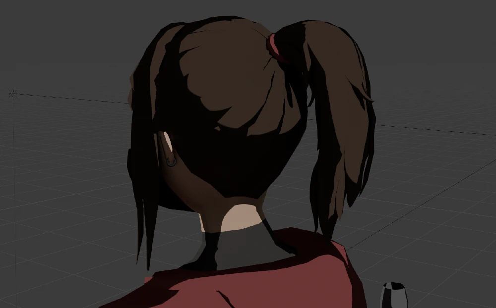 The old ponytail style.